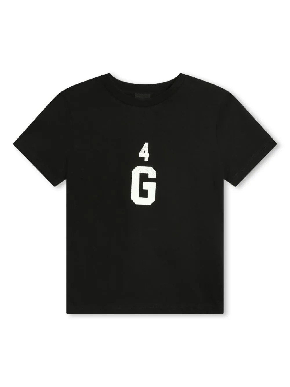 Black T-Shirt With GIVENCHY 4G Print - GIVENCHY KIDS - Russocapri